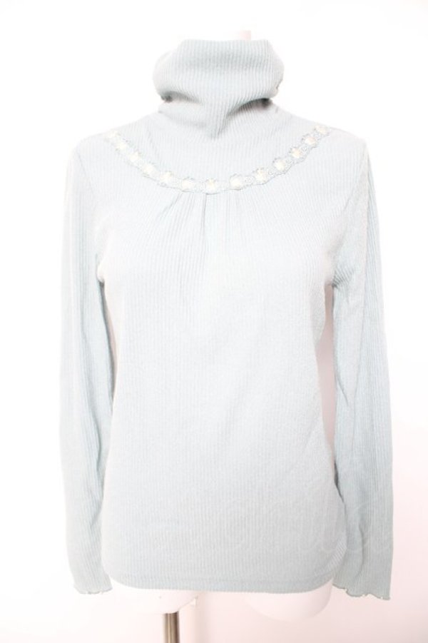 画像1: axes femme / パール使いリブタートル M グリーン Y-26-01-28-055-AX-TO-SZ-ZY (1)