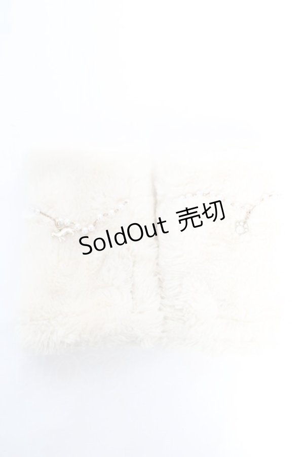 画像1: axes femme / フィンガーレス手袋  生成り Y-26-01-28-009-AX-ZA-SZ-ZT0131W (1)