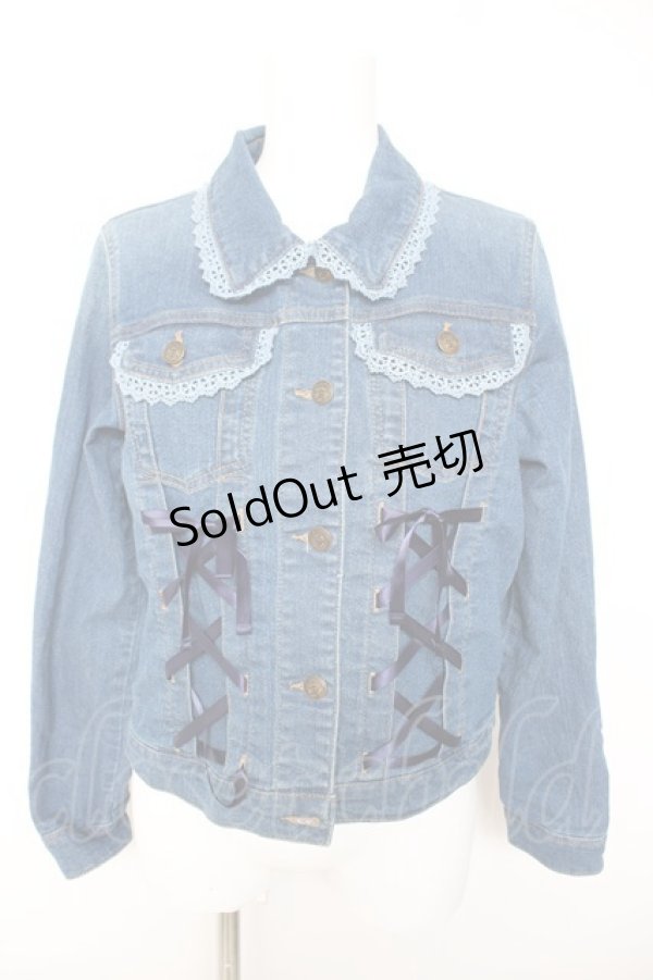 画像1: axes femme / スピンドルデニムジャケット  デニム Y-26-01-28-061-AX-JA-SZ-ZY (1)