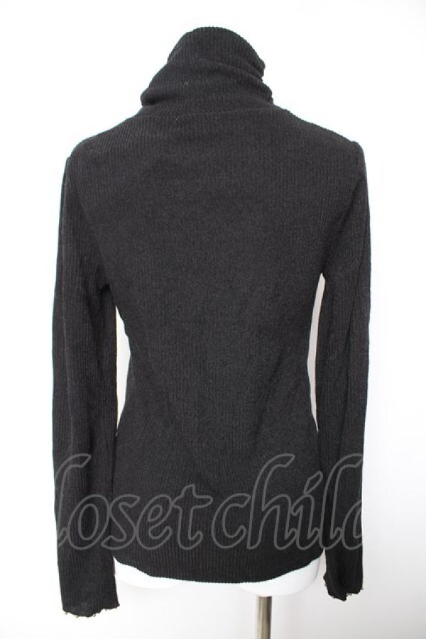 画像2: axes femme / パール使いリブタートル M クロ Y-26-01-28-062-AX-TO-SZ-ZY (2)