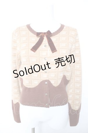 画像: Angelic Pretty / Melty Royal Chocolate ニットカーディガン  モカ Y-26-01-28-066-AP-TO-SZ-ZY