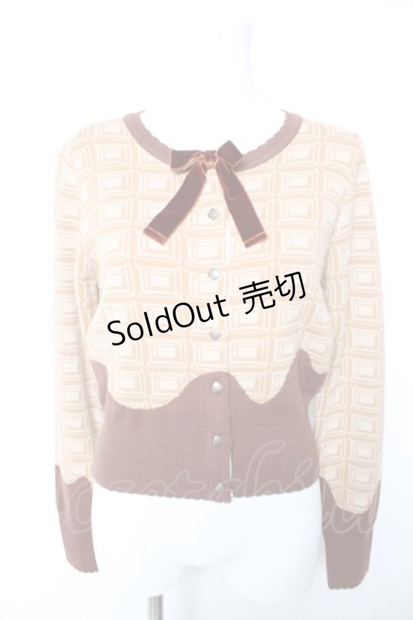 画像1: Angelic Pretty / Melty Royal Chocolate ニットカーディガン  モカ Y-26-01-28-066-AP-TO-SZ-ZY (1)