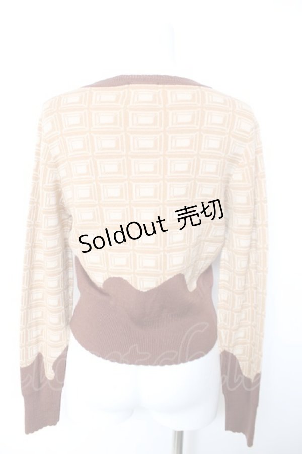 画像2: Angelic Pretty / Melty Royal Chocolate ニットカーディガン  モカ Y-26-01-28-066-AP-TO-SZ-ZY (2)