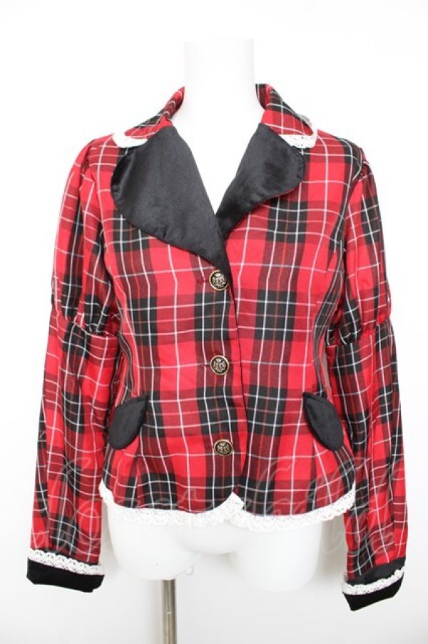 画像1: Eri Aino's Collection / シャーロットの水曜日ジャケット  赤 Y-26-01-28-073-LO-JA-SZ-ZY (1)