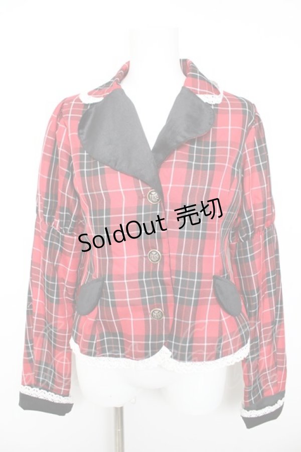 画像1: Eri Aino's Collection / シャーロットの水曜日ジャケット  赤 Y-26-01-28-073-LO-JA-SZ-ZT0220E (1)