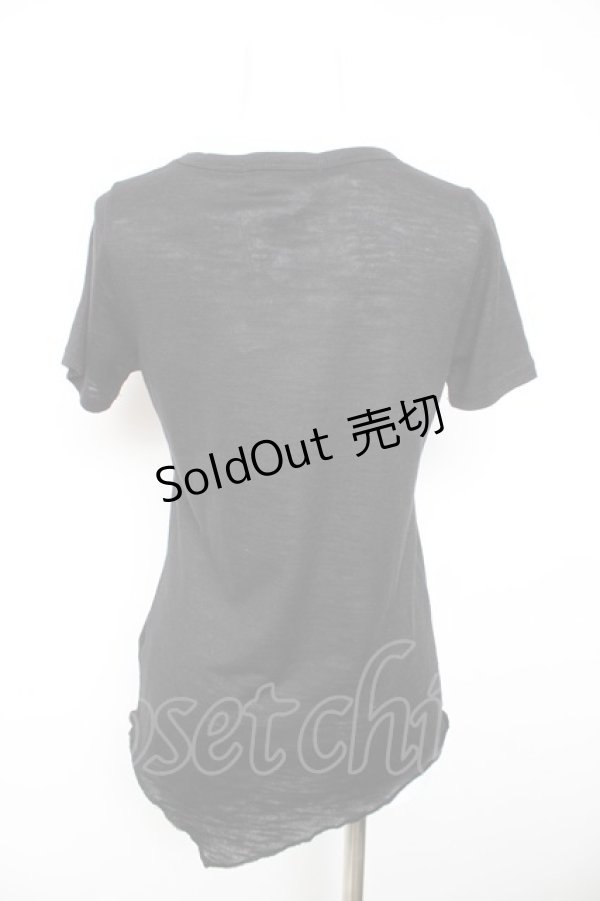 画像2: ALGONQUINS / プリントサマーニット 1 黒 Y-26-01-28-079-AL-TO-SZ-ZY (2)