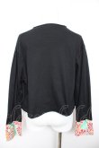画像2: gouk / 袖和柄切替ボレロ  黒 Y-26-01-28-080-GO-TO-SZ-ZY (2)