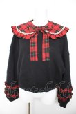 画像1: Angelic Pretty / タータンチェックレッスン付け襟プルオーバー  黒×赤 Y-26-01-28-084-AP-TO-SZ-ZY (1)