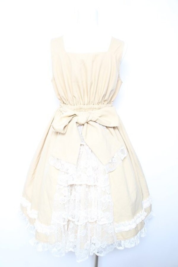 画像2: axes femme kawaii / オリビアジャンパースカート M イエロー Y-26-01-28-091-AX-OP-SZ-ZY (2)