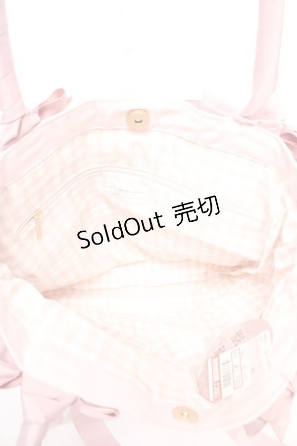 画像3: m petit by misako / TT*AM*キャンバストートバッグ  淡桃 Y-26-01-28-012-LO-BG-SZ-ZY (3)