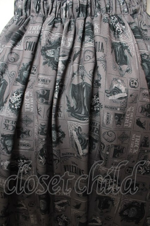 画像3: axes femme POETIQUE / ディズニーヴィランズ/ワンピース M 黒 Y-26-01-28-093-AX-OP-SZ-ZY (3)