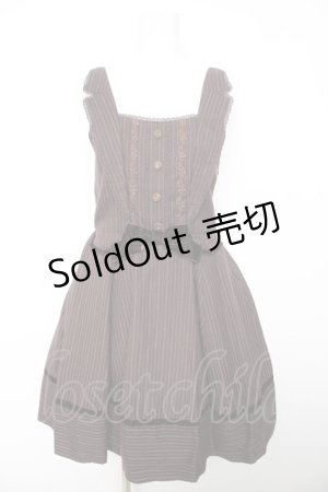 画像: axes femme / ベストドッキングワンピース M 茶 Y-26-01-28-094-AX-OP-SZ-ZY