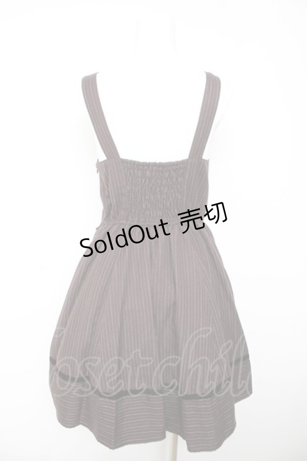 画像2: axes femme / ベストドッキングワンピース M 茶 Y-26-01-28-094-AX-OP-SZ-ZY (2)