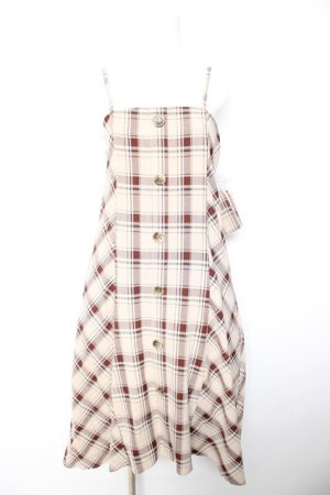 画像: axes femme / フィッシュテールワンピース M チャ Y-26-01-28-100-AX-OP-SZ-ZY