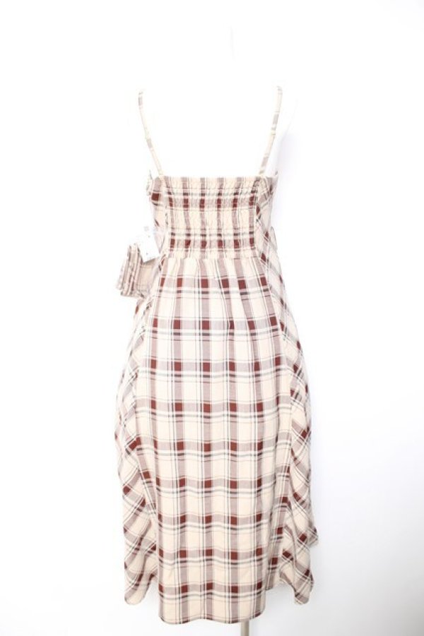 画像2: axes femme / フィッシュテールワンピース M チャ Y-26-01-28-100-AX-OP-SZ-ZY (2)