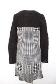 画像2: axes femme / 千鳥柄ニットワンピース M クロ Y-26-01-28-105-AX-OP-SZ-ZY (2)