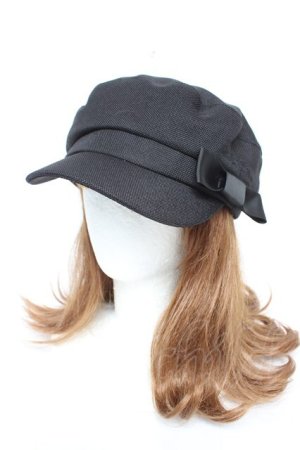 画像: m petit by misako / サンリオキャラクターズコラボ キャスケット  黒 Y-26-01-28-014-LO-AC-SZ-ZY