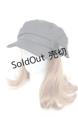 画像: m petit by misako / サンリオキャラクターズコラボ キャスケット  黒 Y-26-01-28-014-LO-AC-SZ-ZT0204M