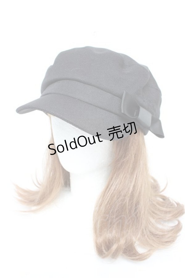 画像1: m petit by misako / サンリオキャラクターズコラボ キャスケット  黒 Y-26-01-28-014-LO-AC-SZ-ZT0204M (1)