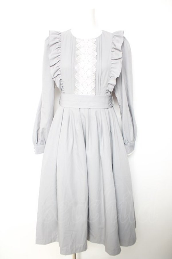 画像1: Sheglit / ハナミズキレースワンピース  グレー Y-26-01-28-120-EL-OP-SZ-ZY (1)