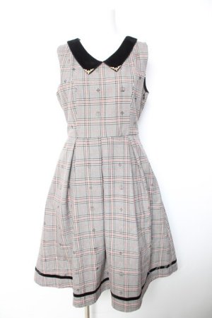 画像: axes femme POETIQUE / クラウンフロッキージャンスカ M 黒 Y-26-01-28-122-AX-OP-SZ-ZY