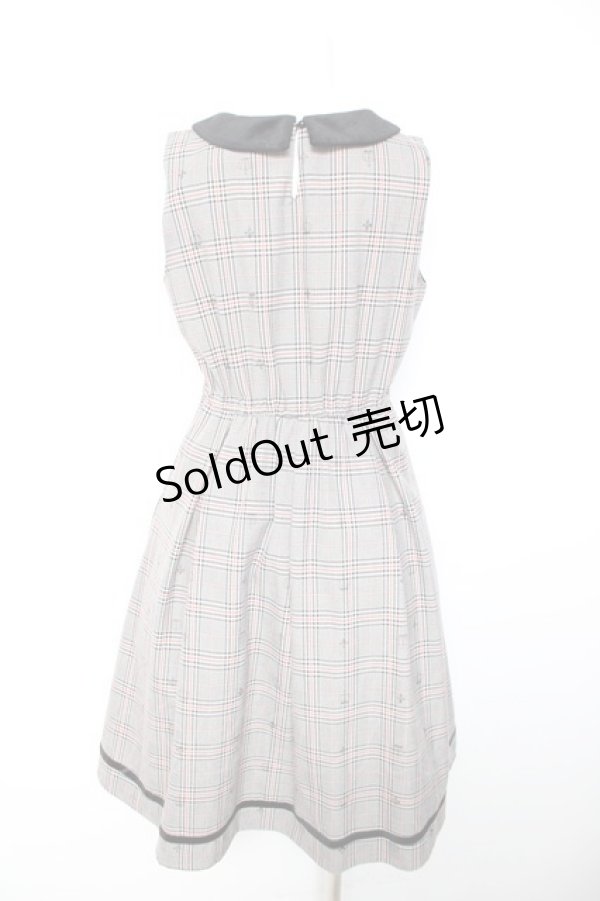 画像2: axes femme POETIQUE / クラウンフロッキージャンスカ M 黒 Y-26-01-28-122-AX-OP-SZ-ZT009 (2)