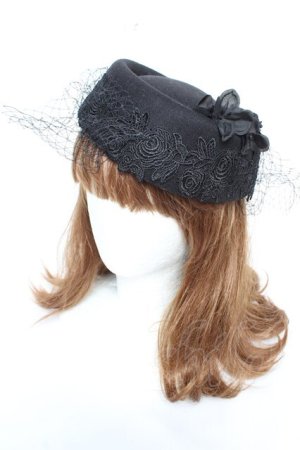 画像: MorunxMuunaStoik / カクテルハット  黒 Y-26-01-28-015-EL-AC-SZ-ZY