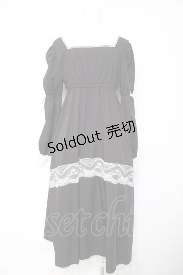 画像2: FLC / 星名桜子/hsスクエアネックOP　 M 中黒 Y-26-01-28-130-LO-OP-SZ-ZI (2)