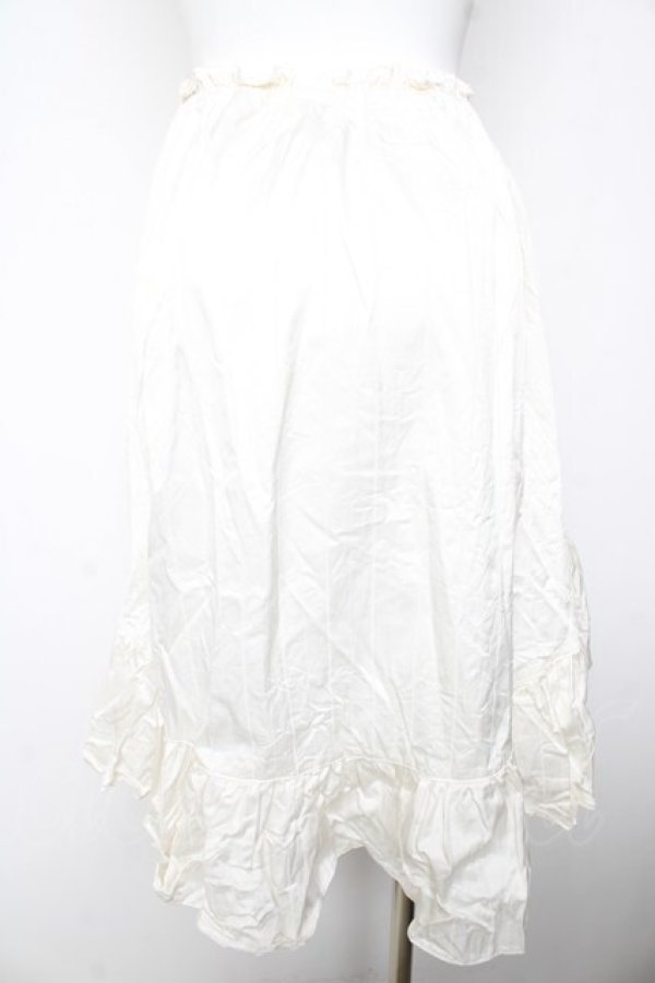 画像2: MARBLE / 巻きスカート風流麗ロングスカート  生成り Y-26-01-28-132-GO-SK-SZ-ZY (2)