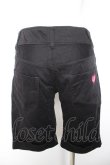 画像2: PEACE NOW / ジップデザインハーフパンツ M 黒 Y-26-01-28-148-PU-PA-SZ-ZY (2)