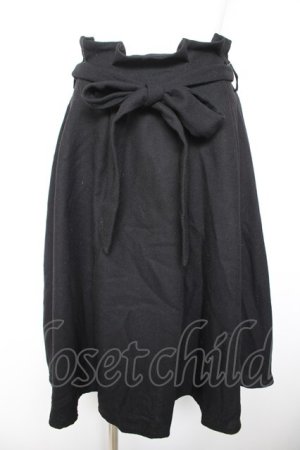 画像: axes femme / ベルト付スカート Ｍ 黒 Y-26-01-28-150-AX-SK-SZ-ZY