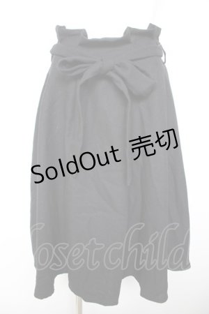 画像: axes femme / ベルト付スカート Ｍ 黒 Y-26-01-28-150-AX-SK-SZ-ZT031