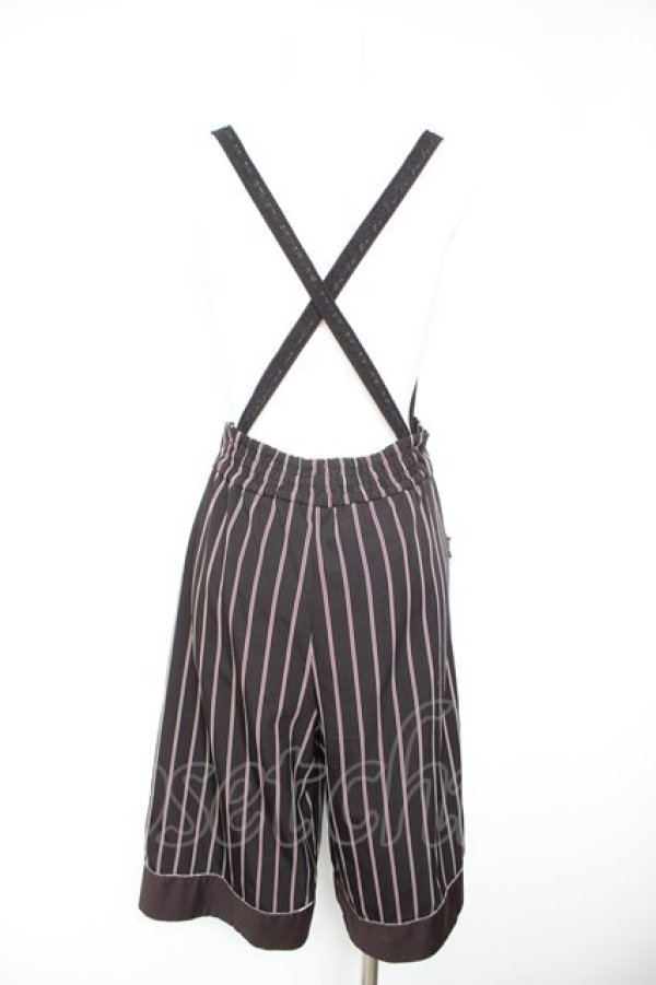 画像2: axes femme POETIQUE / サス付ハーフワイドパンツ M 黒 Y-26-01-28-154-AX-PA-SZ-ZY (2)