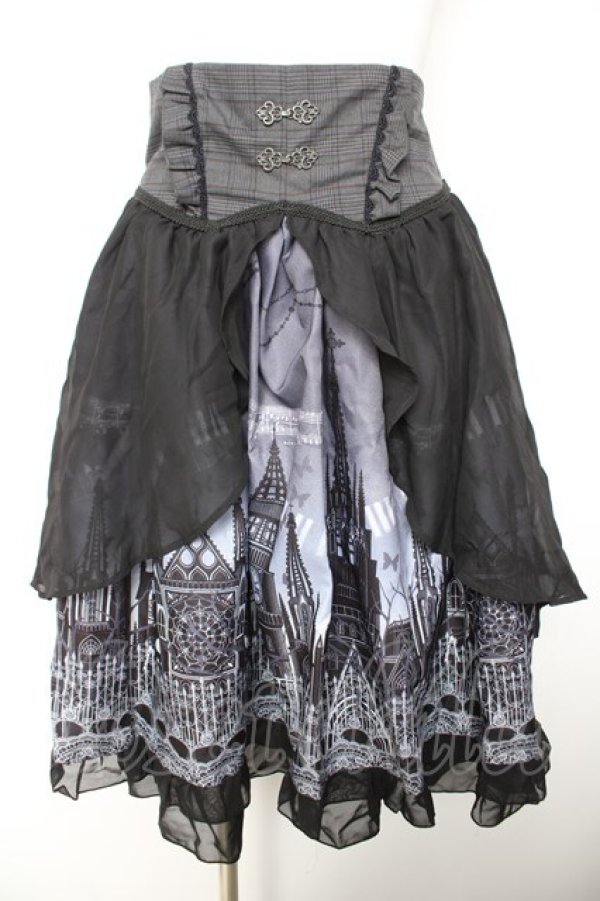 画像1: axes femme kawaii / ミスティックノクターンスカート M クロ Y-26-01-28-155-AX-SK-SZ-ZY (1)