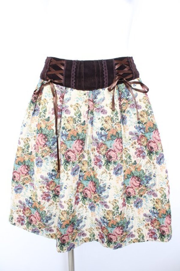 画像1: axes femme / ゴブランスカート  生成り Y-26-01-28-160-AX-SK-SZ-ZY (1)