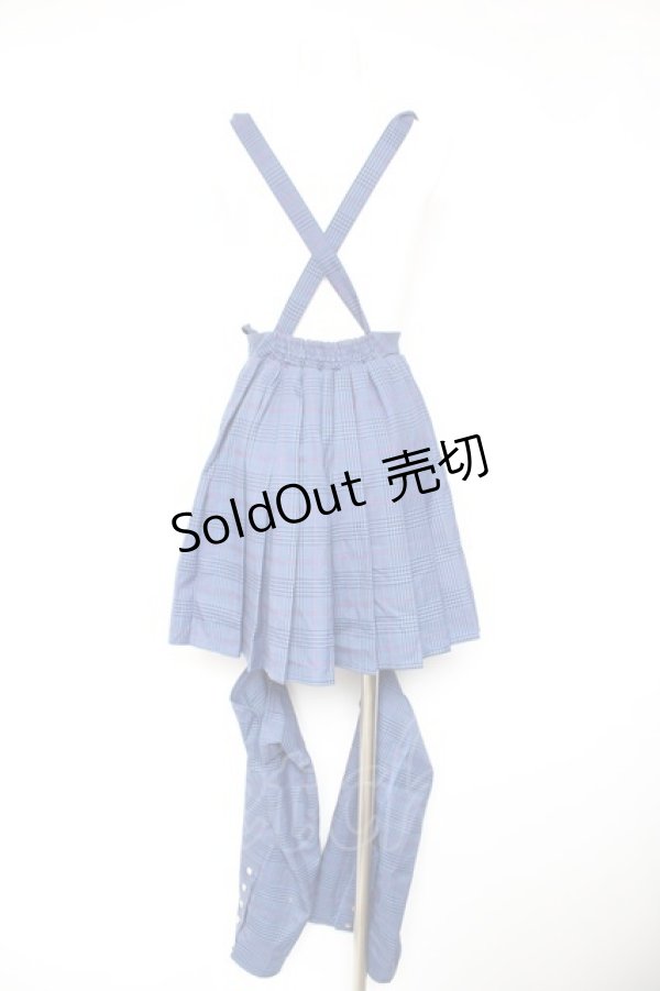 画像2: Amavel / Rockin' Girl レッグカバー付きスカパン F ブルー Y-26-01-28-162-CA-SK-SZ-ZY (2)