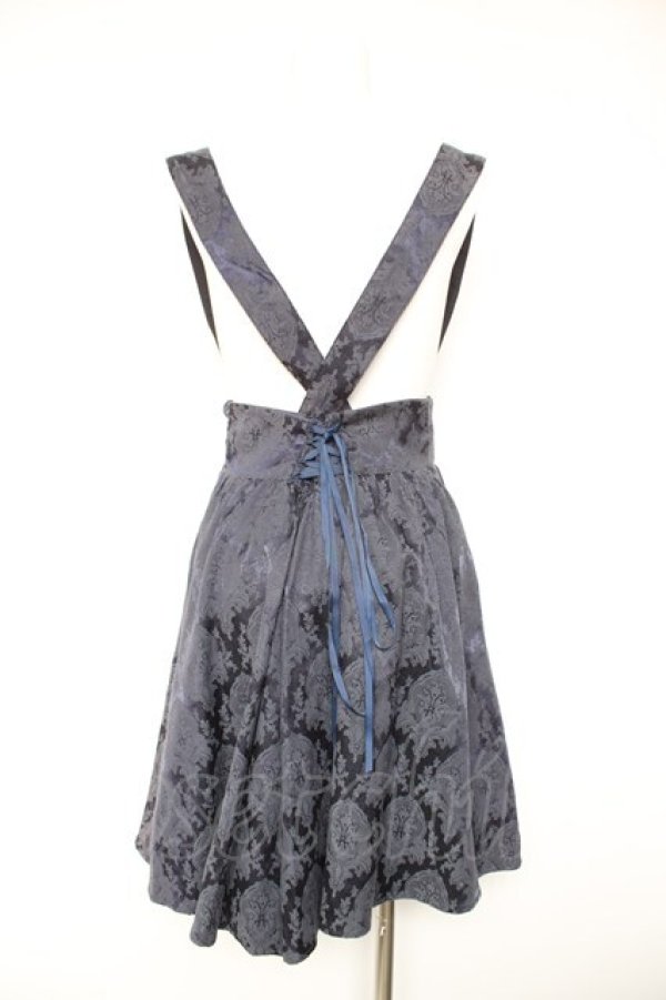 画像2: Amavel / Oriental Arabesque スカート（ミニ丈) M ネイビー Y-26-01-28-163-CA-SK-SZ-ZY (2)