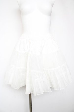 画像: BABY, THE STARS SHINE BRIGHT / ふわふわパニエ  白 Y-26-01-28-166-BA-SK-SZ-ZY