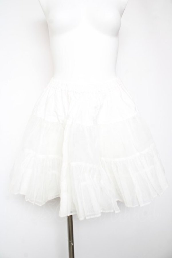 画像1: BABY, THE STARS SHINE BRIGHT / ふわふわパニエ  白 Y-26-01-28-166-BA-SK-SZ-ZY (1)