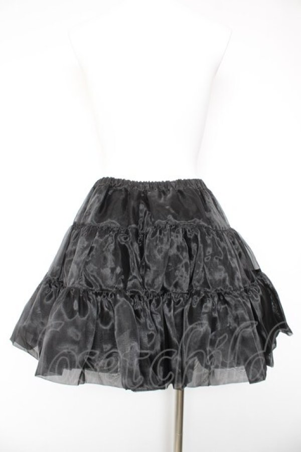 画像2: ATELIER PIERROT / ボリュームパニエ  黒 Y-26-01-28-167-EL-SK-SZ-ZY (2)