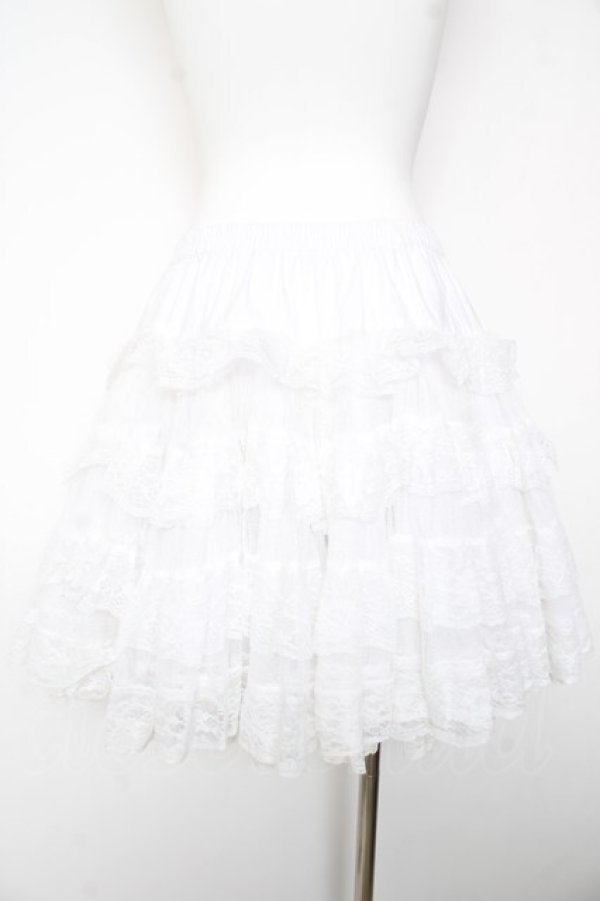 画像2: LOLITA / ボリュームパニエ F 白 Y-26-01-28-168-LO-SK-SZ-ZY (2)