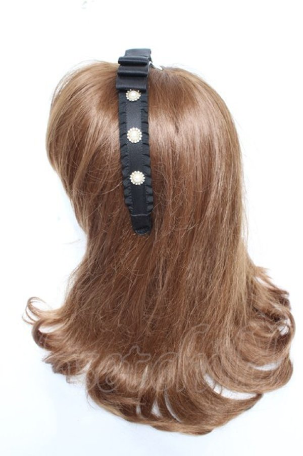 画像2: Ank Rouge / リボンビジューカチューシャ  黒 Y-26-01-28-019-CA-AC-SZ-ZY (2)