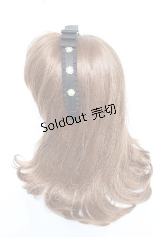 画像2: Ank Rouge / リボンビジューカチューシャ  黒 Y-26-01-28-019-CA-AC-SZ-ZT0131W (2)