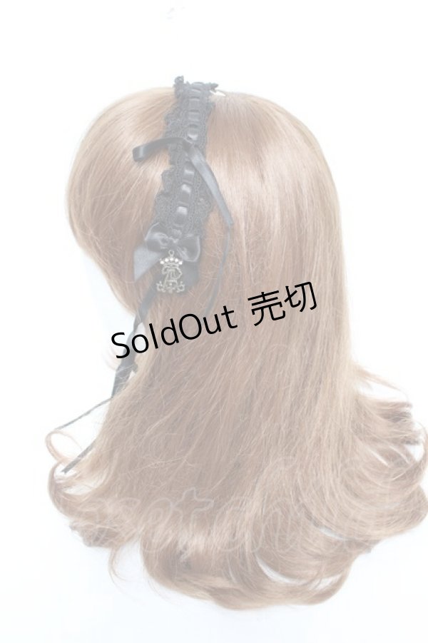 画像2: ALICE and the PIRATES / マリーのちびリボンヘッドドレス  黒 Y-26-01-28-023-PA-AC-SZ-ZY (2)