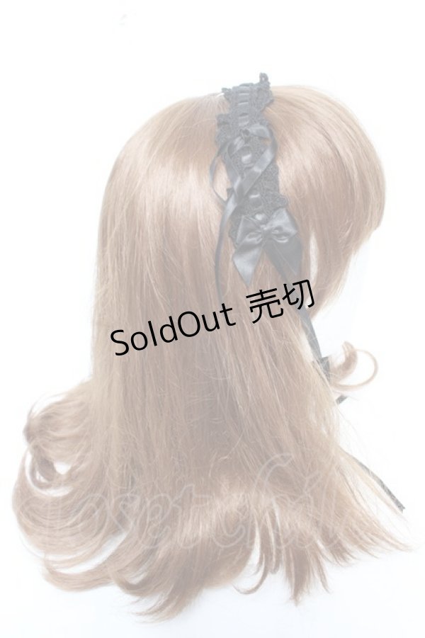 画像3: ALICE and the PIRATES / マリーのちびリボンヘッドドレス  黒 Y-26-01-28-023-PA-AC-SZ-ZY (3)