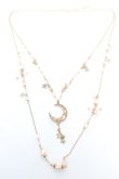 画像2: axes femme / 二連ムーンネックレス  ゴールド Y-26-01-28-004-AX-AC-SZ-ZY (2)