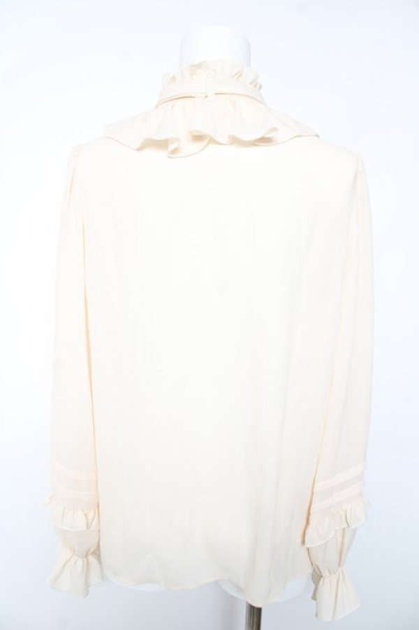 画像2: axes femme kawaii / クラシックローズ刺繍ブラウス M 生成り Y-26-01-28-028-AX-BL-SZ-ZY (2)