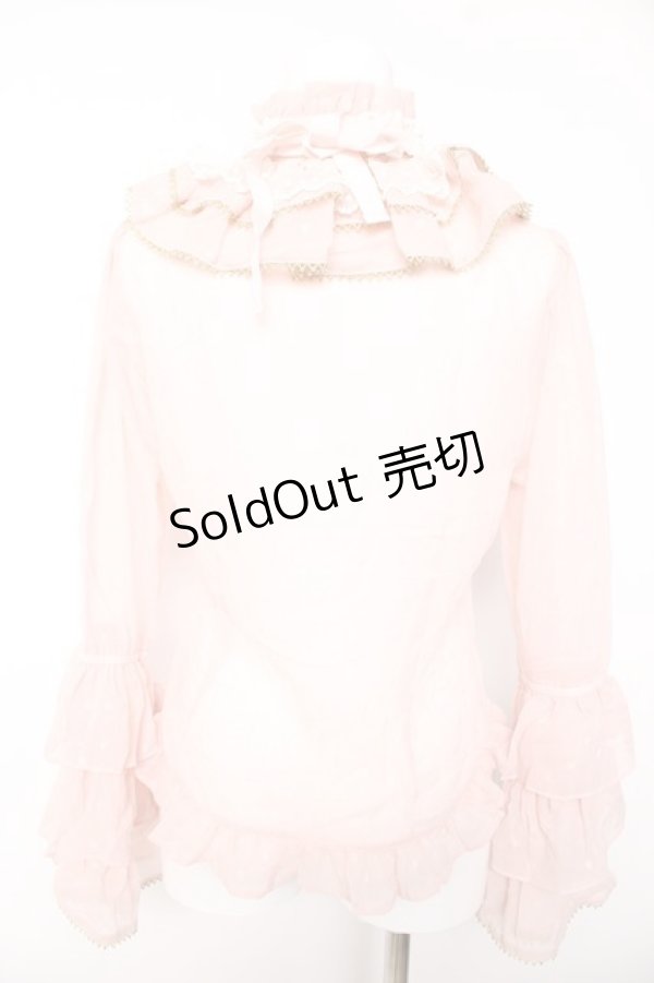 画像2: BABY, THE STARS SHINE BRIGHT / Horoscopeドットブラウス  ピンク Y-26-01-28-034-BA-BL-SZ-ZI (2)