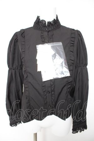 画像: Eri Aino's Collection / シャーロットの水曜日ブラウス  黒 Y-26-01-28-036-LO-BL-SZ-ZY
