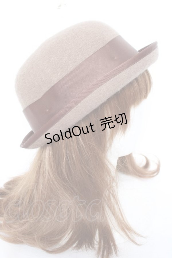 画像4: axes femme / ファーボーラー帽  モカ Y-26-01-31-037-AX-AC-SZ-ZY (4)